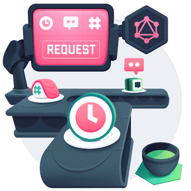 illustration for React Real-Time Messaging with GraphQL using urql and OneGraph